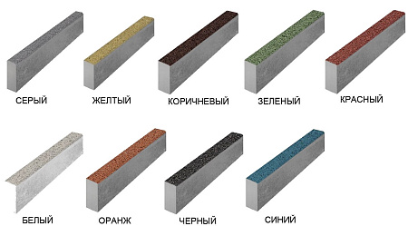 Тротуарный бордюр БРШ 50.20.8 гранит